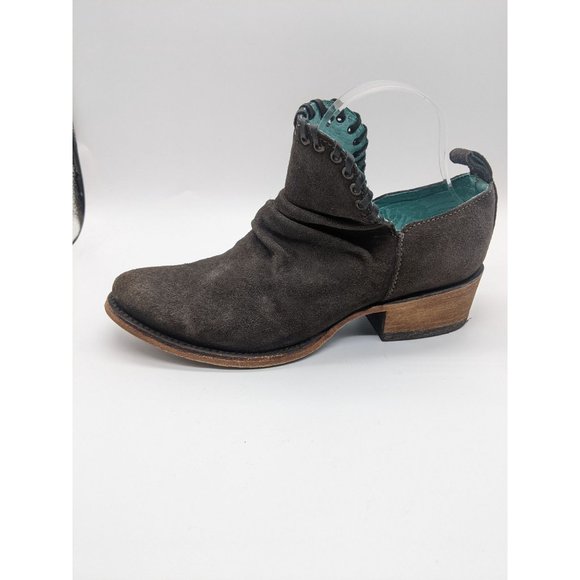 Corral Boots Smoke Woven Ankle Boots 8.5 - Picture 3 of 11